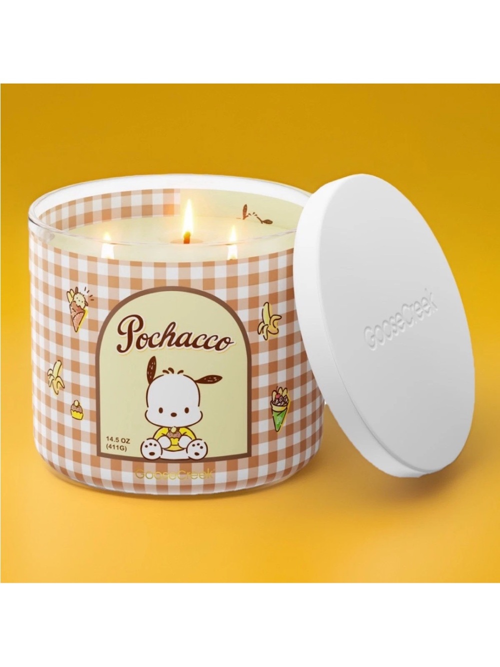 Goose Creek 3-Wick Candle- Hello Kitty- Pochacco (14.5 oz)
